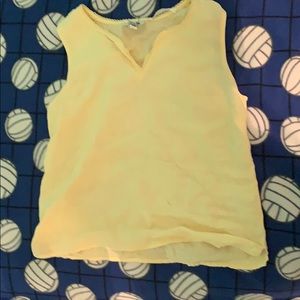 Yellow cute top
